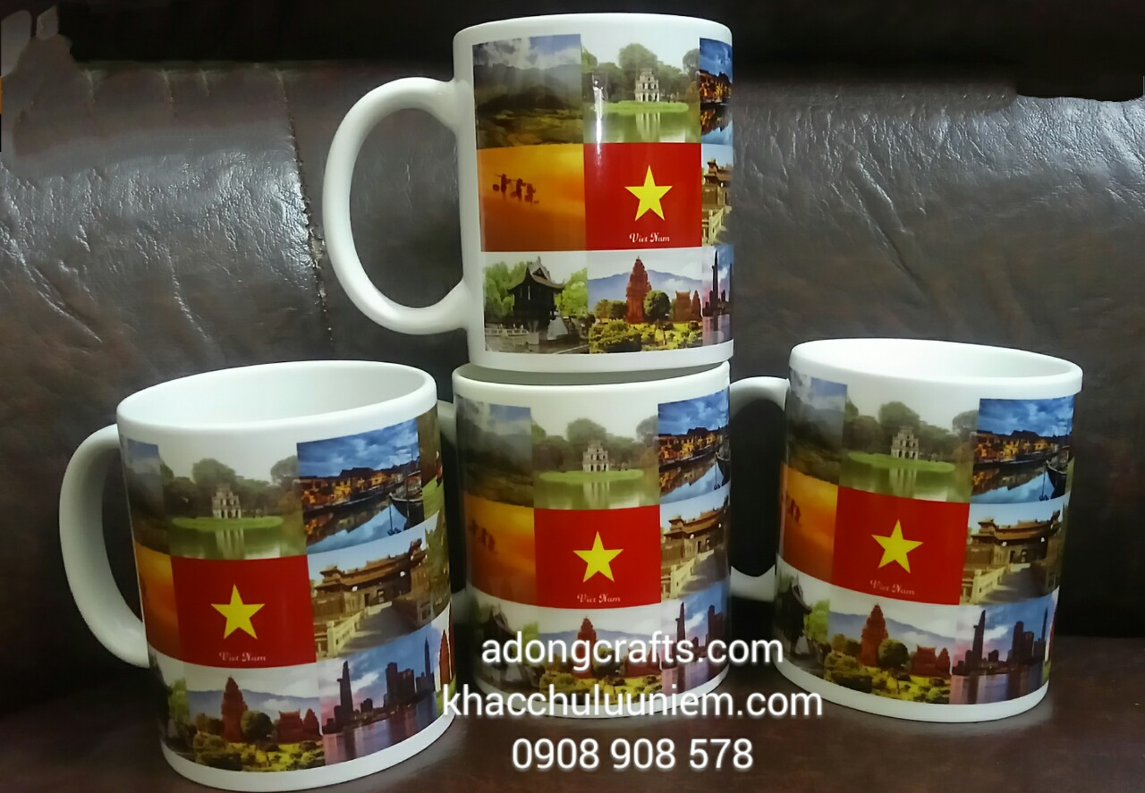 ly sứ in hinh cac dia danh noi tieng viet nam