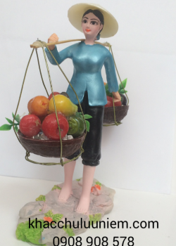 Cô gái Gánh trái cây - Miss Viet and fruits