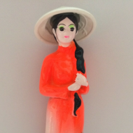 Cô gái mặc áo dài Việt Nam