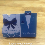 Móc khóa magnet hít  dâu rể Việt Nam - quà tặng cưới
